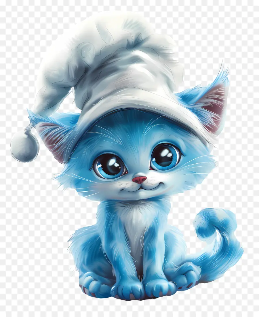 Smurf Cat，1 Gatinho De Desenho Animado PNG