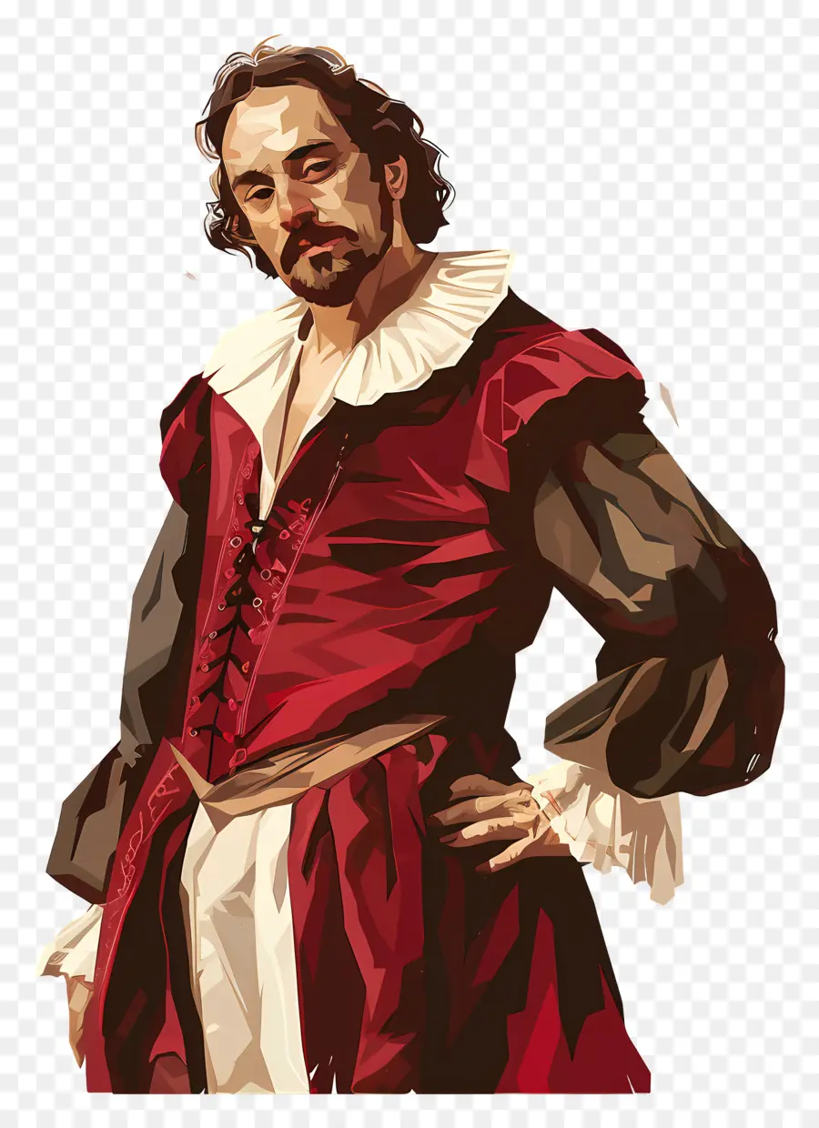 Shakespeare Dia，Homem Em Fantasia PNG