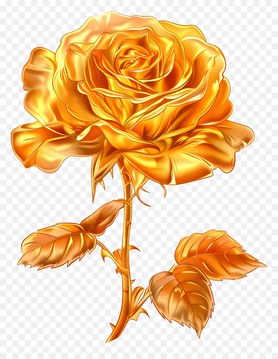 Rosa De Ouro，Flor PNG