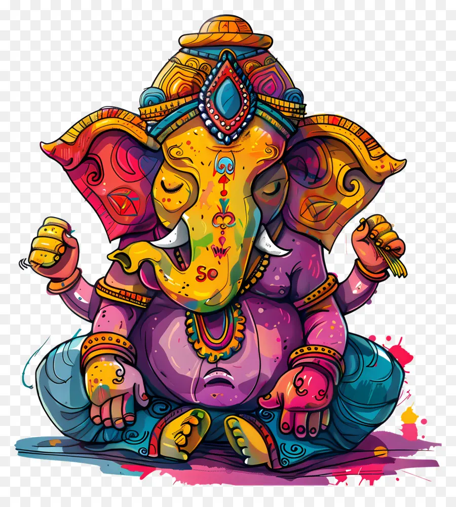 Ganesh，Elefante PNG