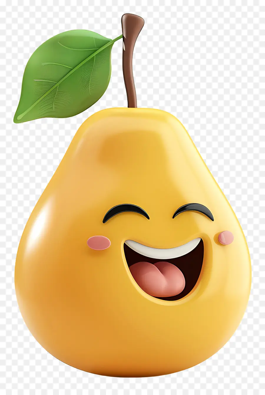 Fruta De Desenho Animado 3d，Smiley Face PNG