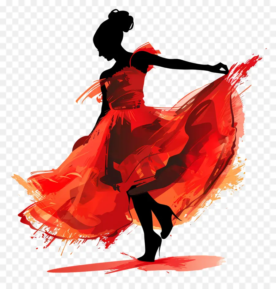 Flamenco Dançando，A Dança Da Mulher PNG