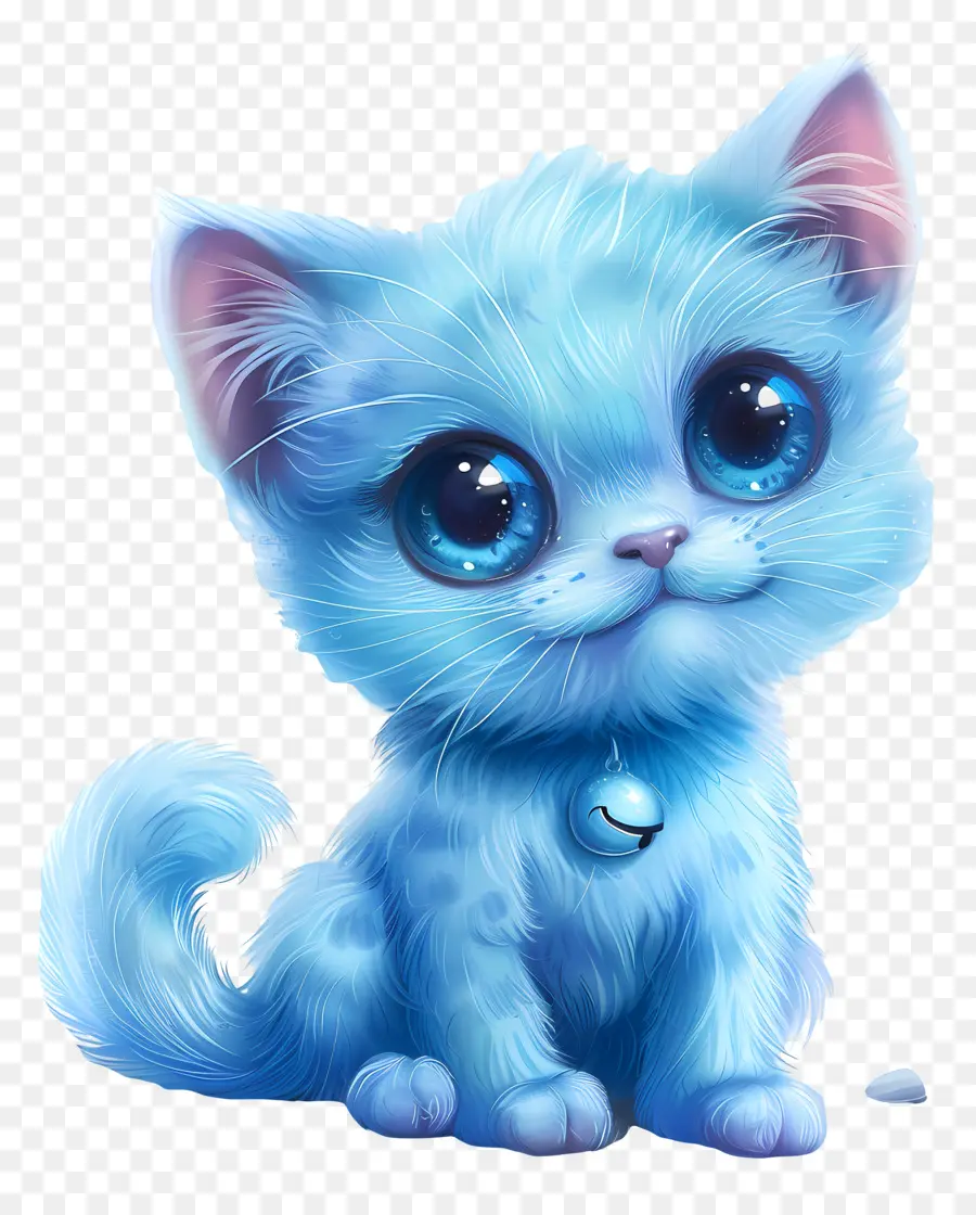 Gato Azul，Gatinho Arco íris PNG