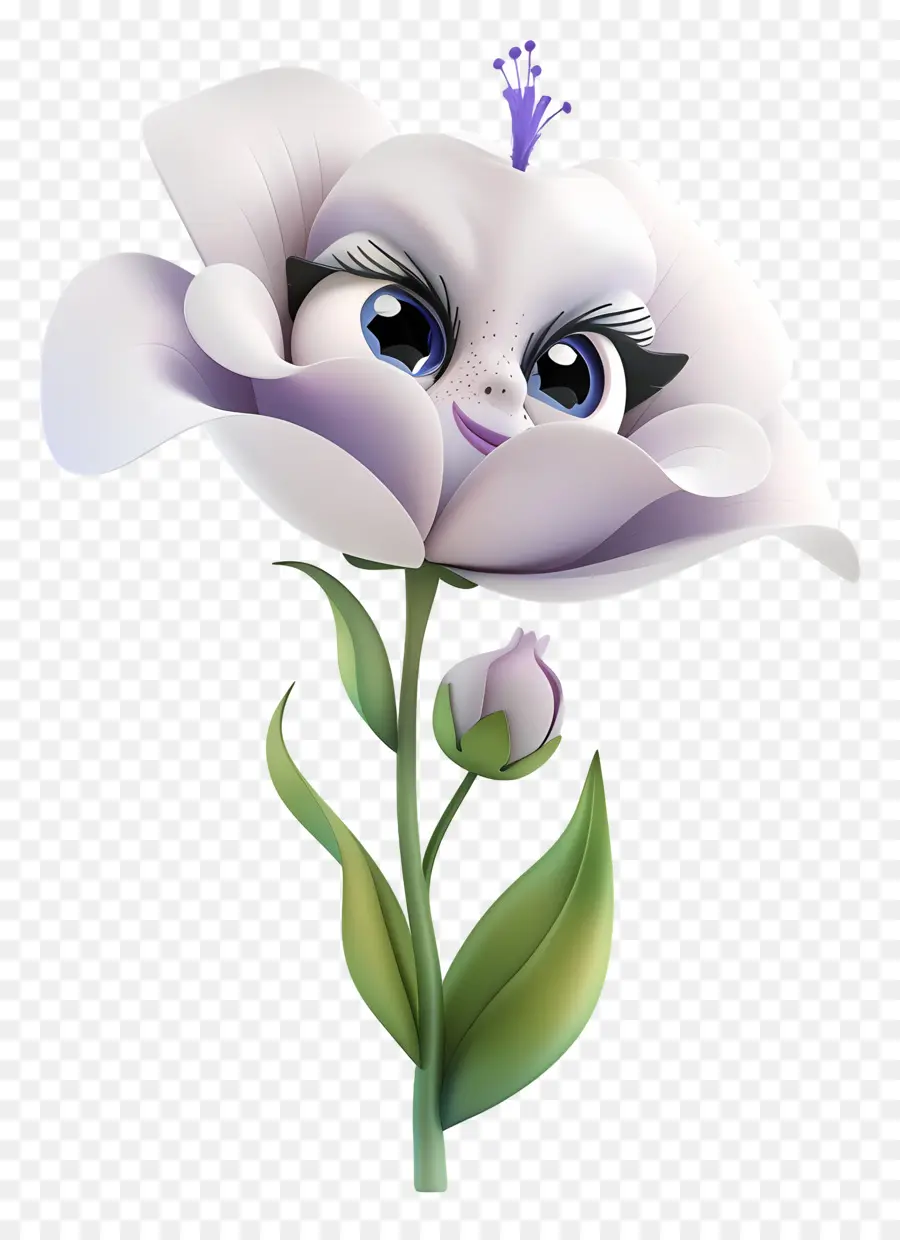 Flores De Desenhos Animados 3d，Cartoon Flor PNG