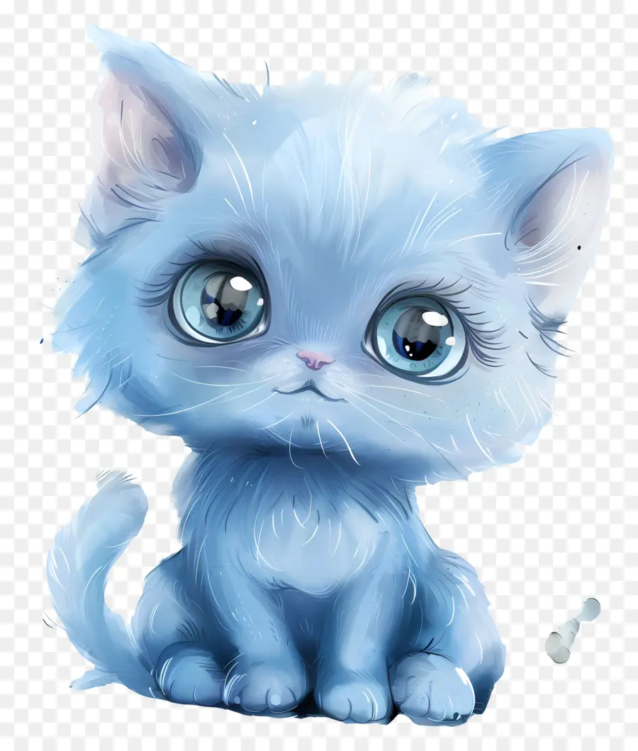 O Gato Azul，Azul Gatinho PNG