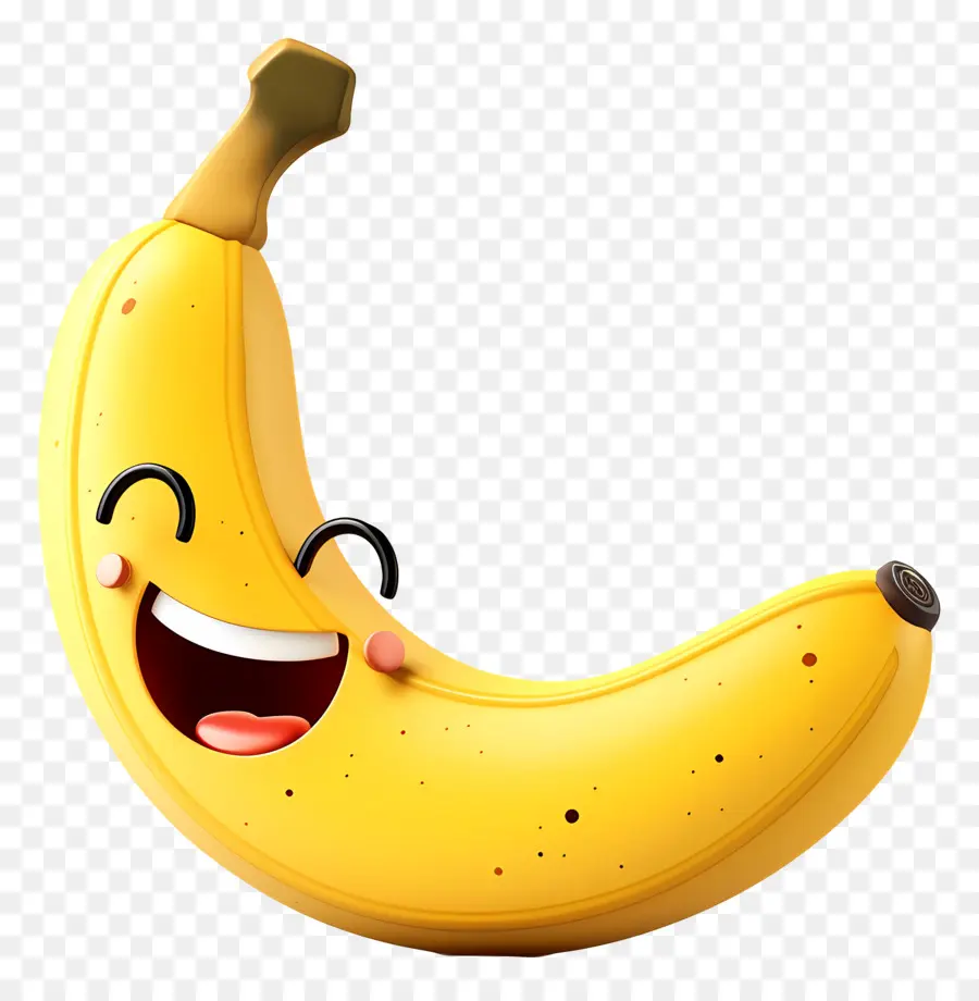 Fruta De Desenho Animado 3d，Banana PNG