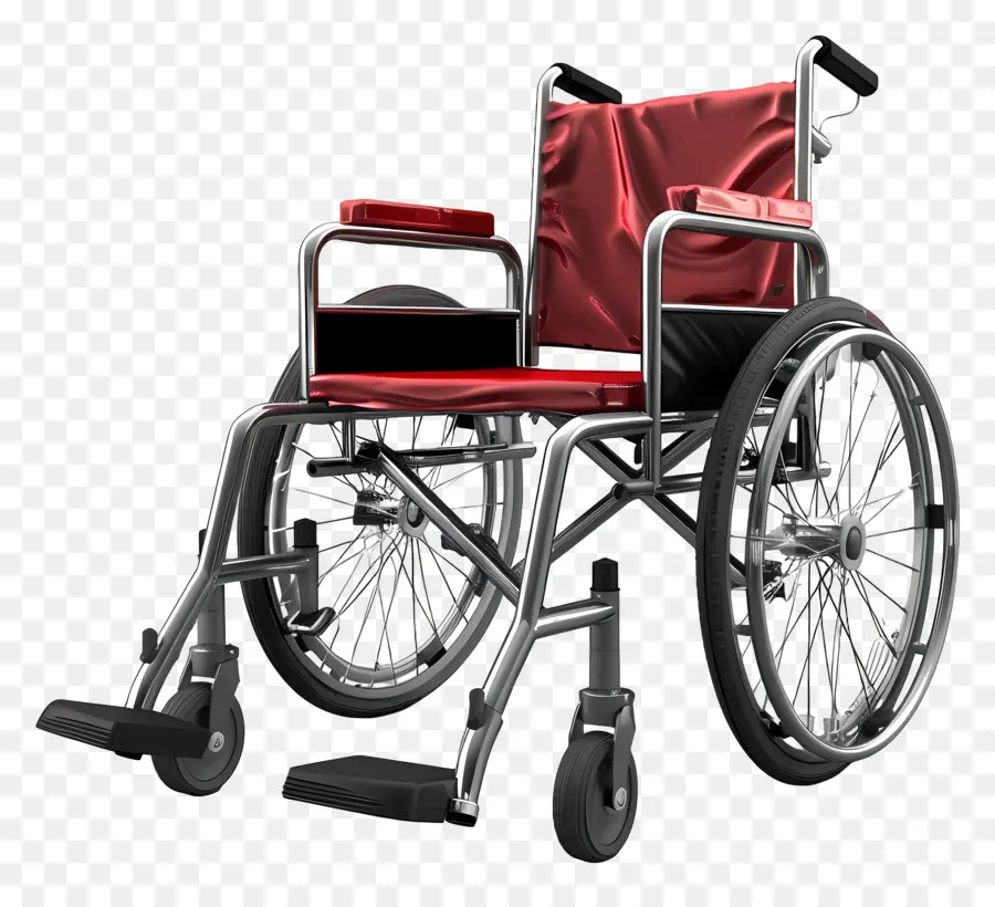 Cadeira De Rodas，Cadeira De Rodas Vermelha PNG