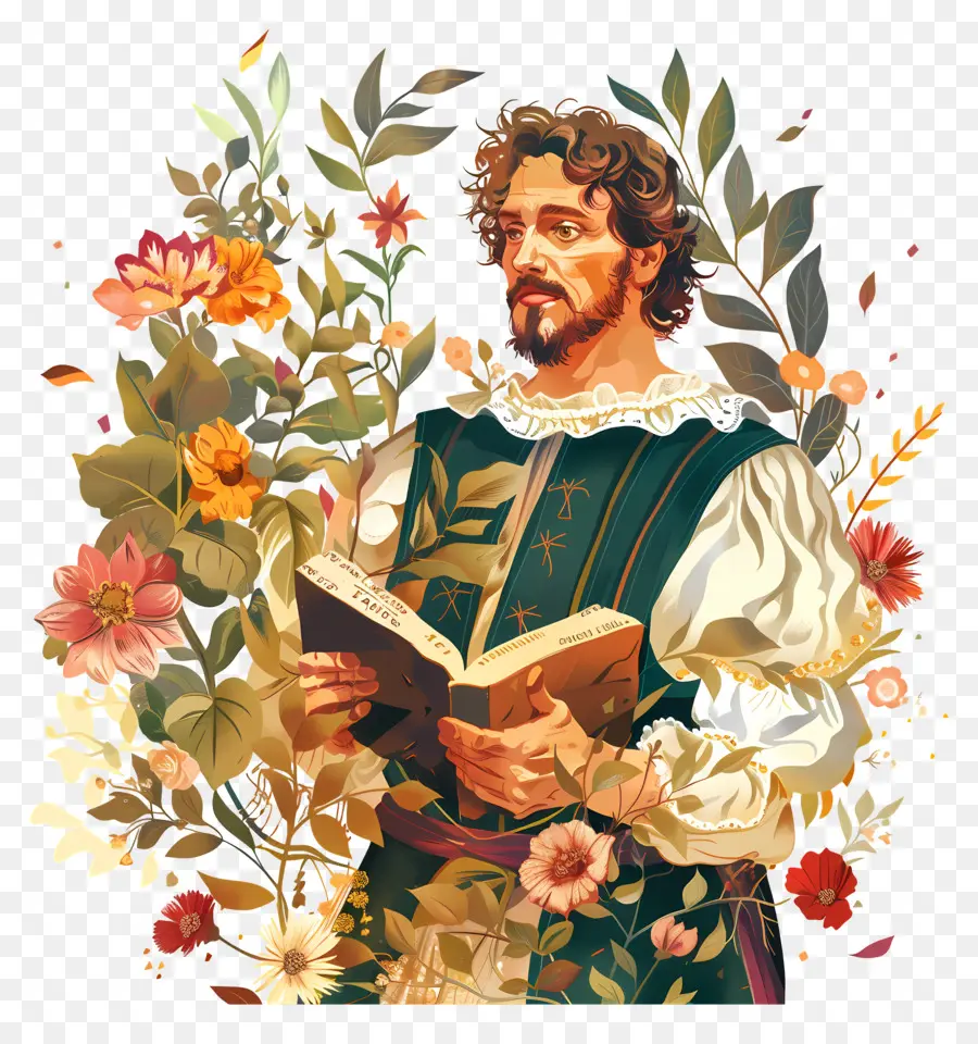 Shakespeare Dia，Roupa Verde PNG