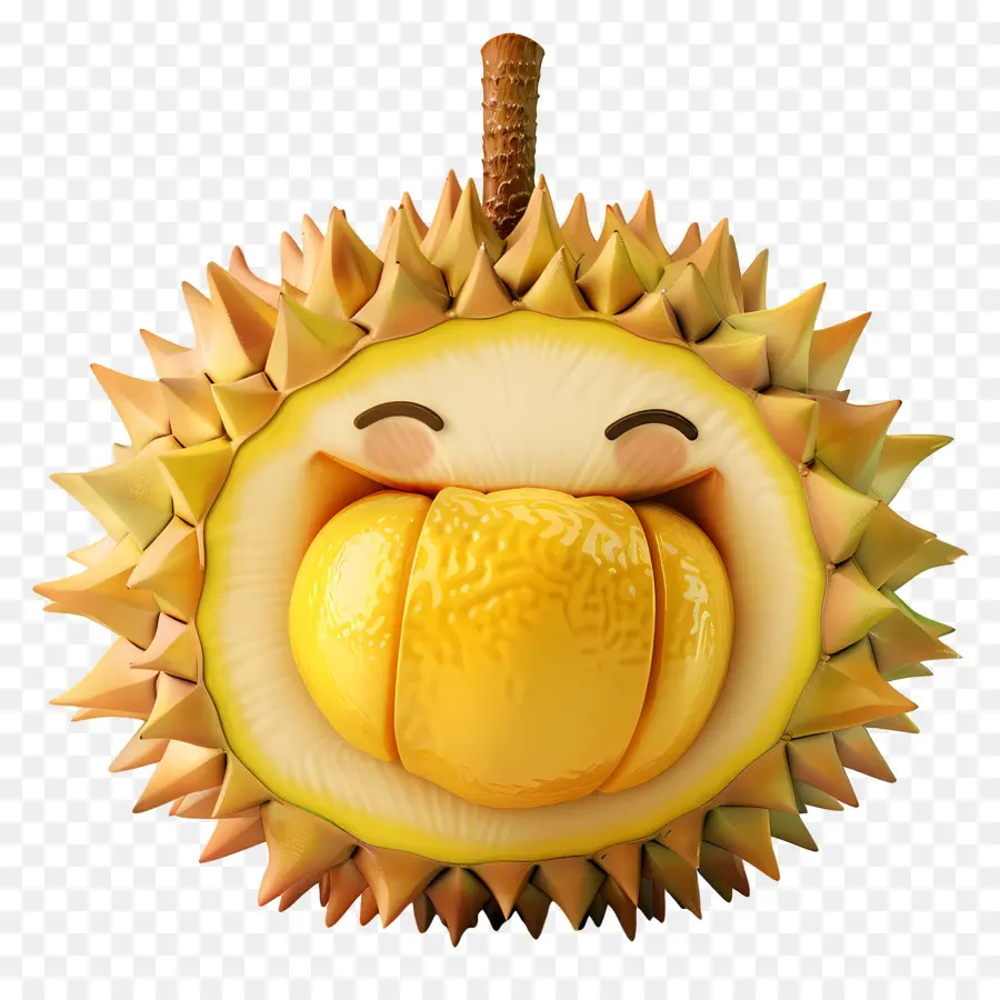 Fruta De Desenho Animado 3d，Durian PNG