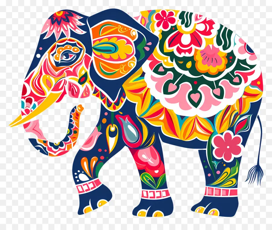 Festival Songkran，Elefante PNG