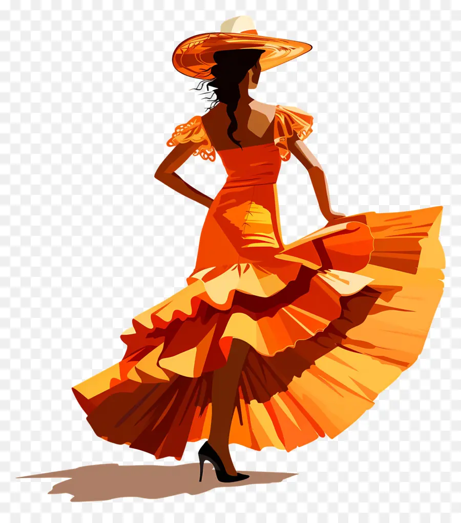 DanÇa De Flamenco，Mulher PNG