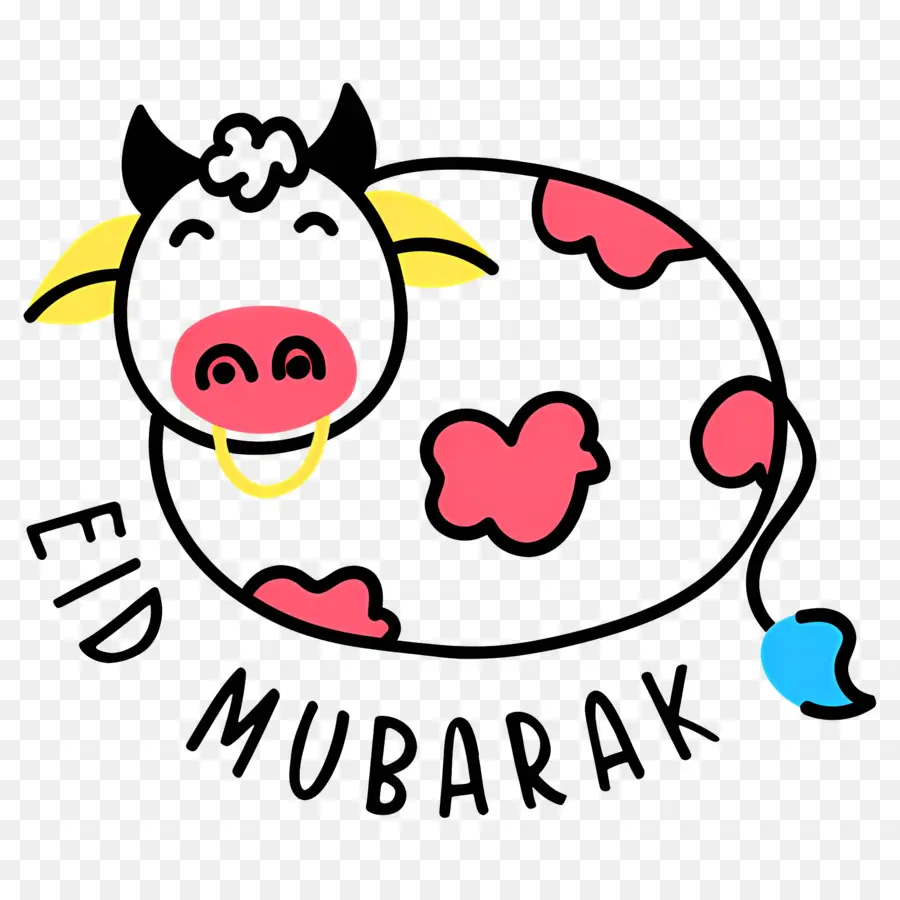 Eid Mubarak，Personagem De Desenho Animado PNG