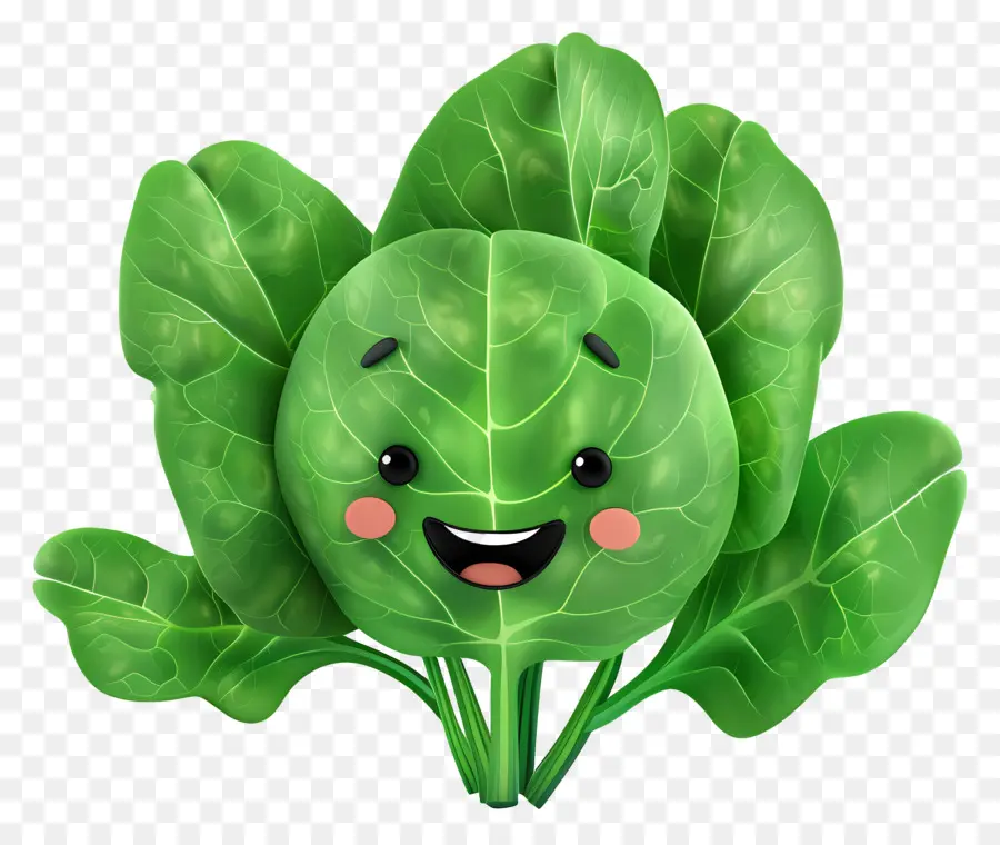 Vegetal De Desenhos Animados 3d，Vegetal Verde Frondoso PNG