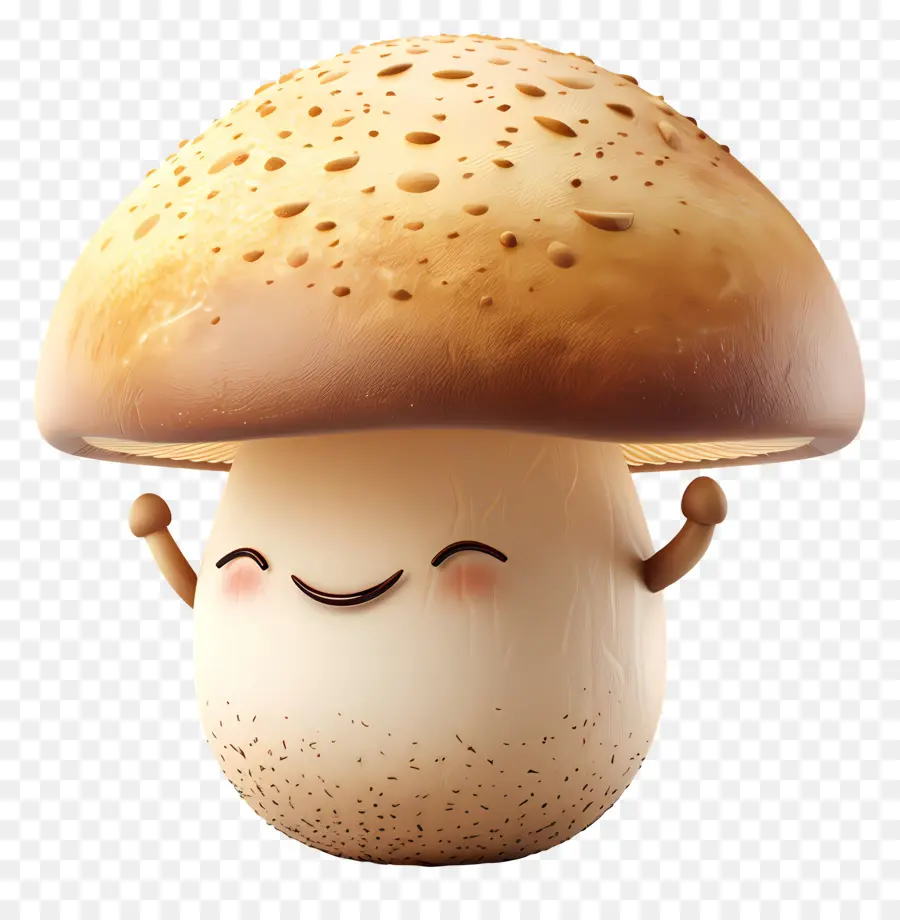 Vegetal De Desenhos Animados 3d，Cartoon Cogumelo PNG