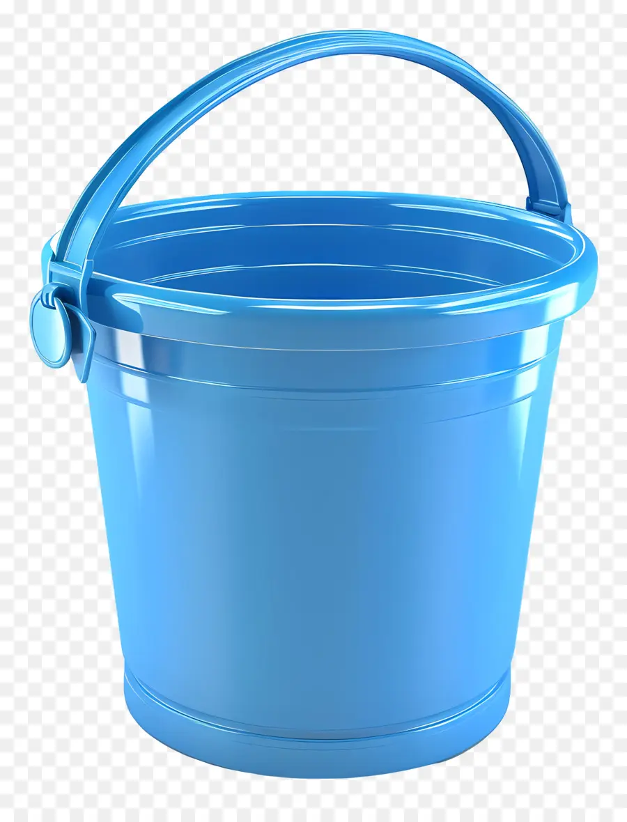 Azul Balde，Balde De Plástico Azul PNG