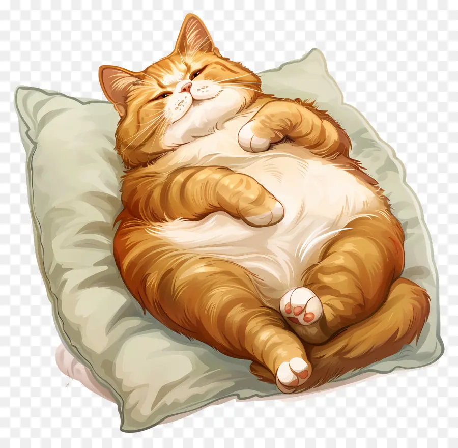 Ginger Cat，Gato Dos Desenhos Animados PNG