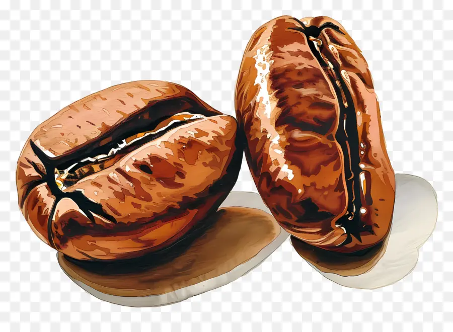 Grãos De Café，Estrutura De Sementes PNG