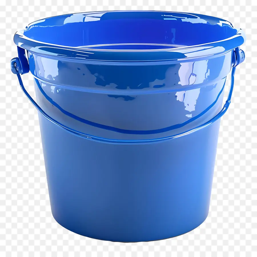 Azul Balde，Balde De Plástico PNG