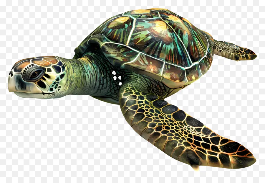 Turtle，Tartaruga Verde PNG