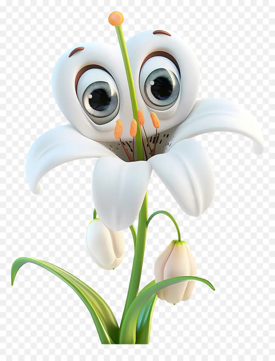 Flores De Desenhos Animados 3d，Cartoon Flor PNG