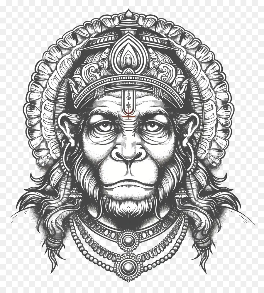 Hanuman，Divindade Macaco PNG