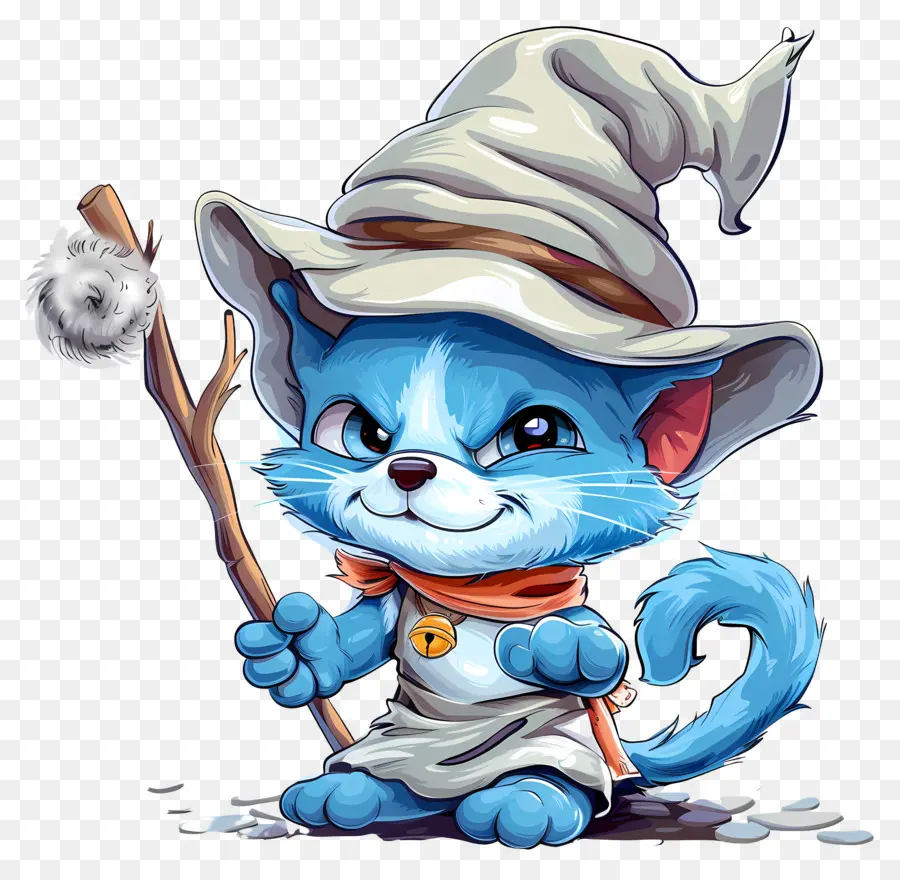 Smurf Cat，O Gato Azul PNG