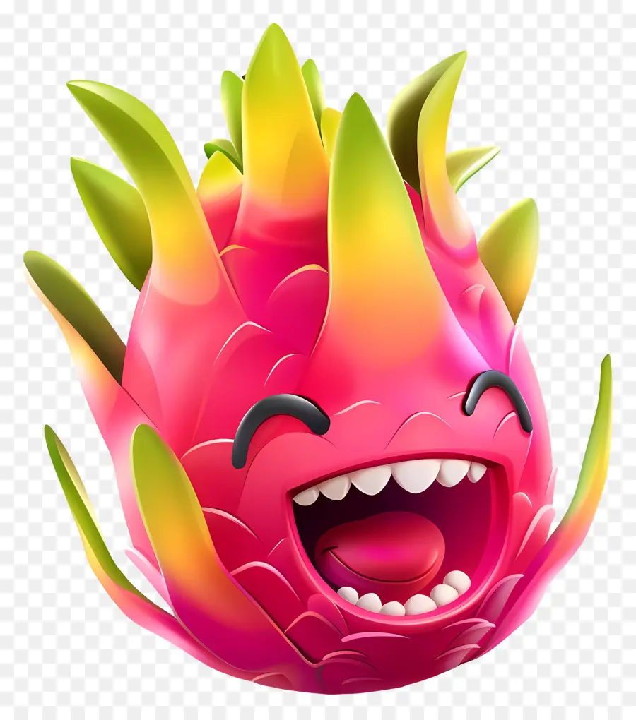 Fruta De Desenho Animado 3d，A Fruta Do Dragão PNG