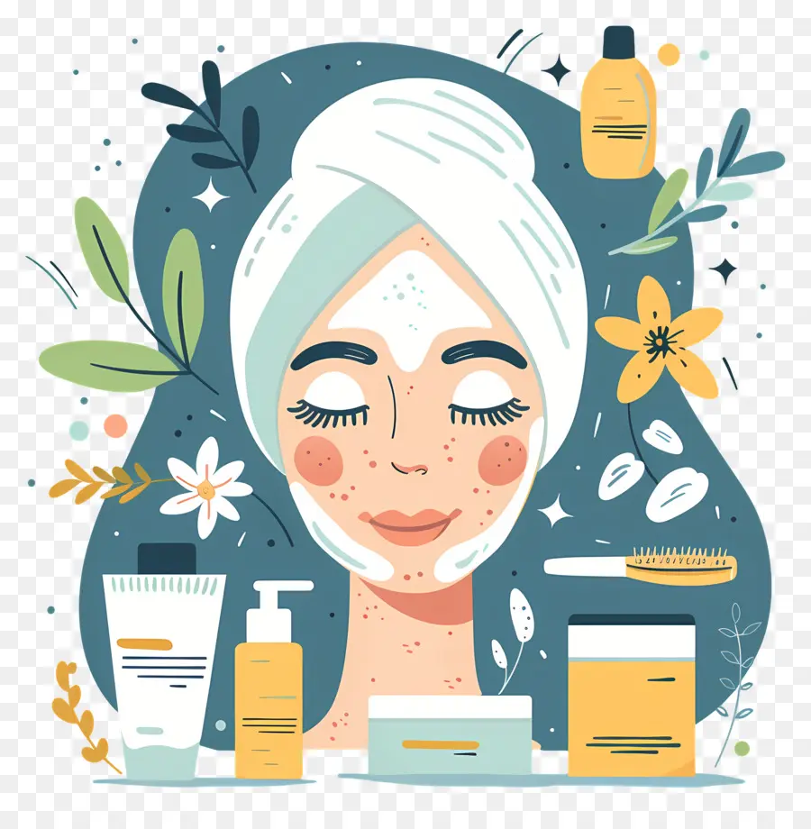 Skincare，Beleza PNG