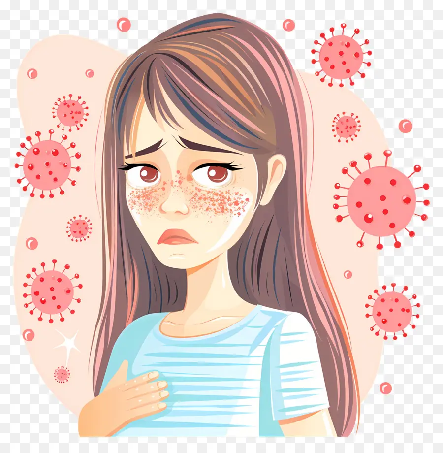Alergia De Pele，Flu PNG