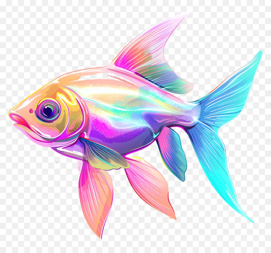 Glofish，Peixinho PNG