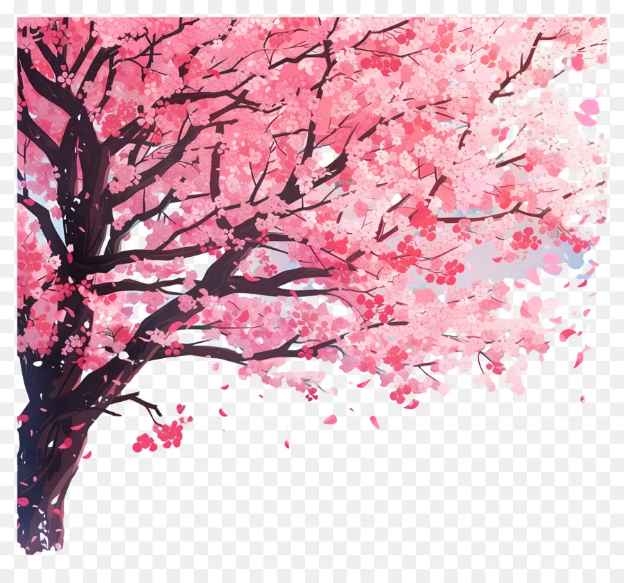 Primavera Sakura Blossom，Flor De Cereja árvore PNG