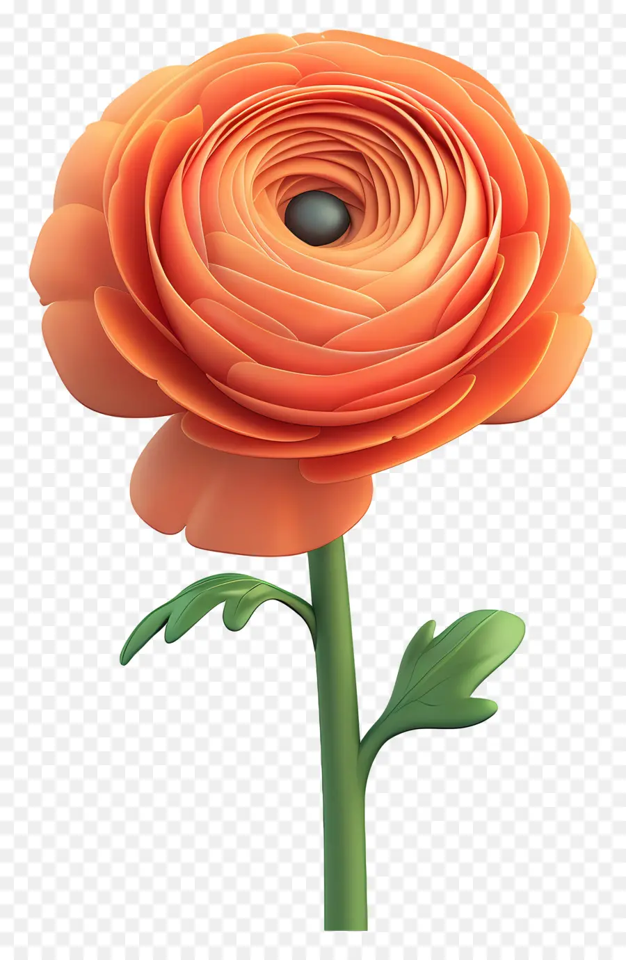 Flores De Desenhos Animados 3d，Flor Da Laranja PNG