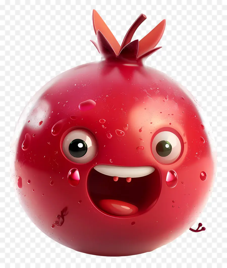 Fruta De Desenho Animado 3d，Personagem De Desenho Animado PNG
