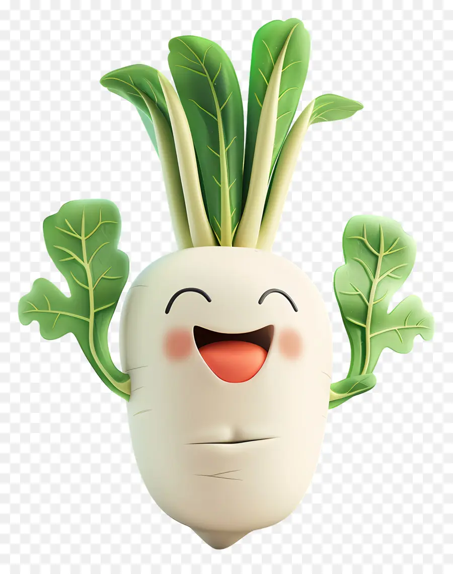 Vegetal De Desenhos Animados 3d，Personagem De Desenho Animado PNG