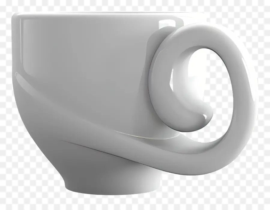 Copo Branco，Caneca De Cerâmica Branca PNG