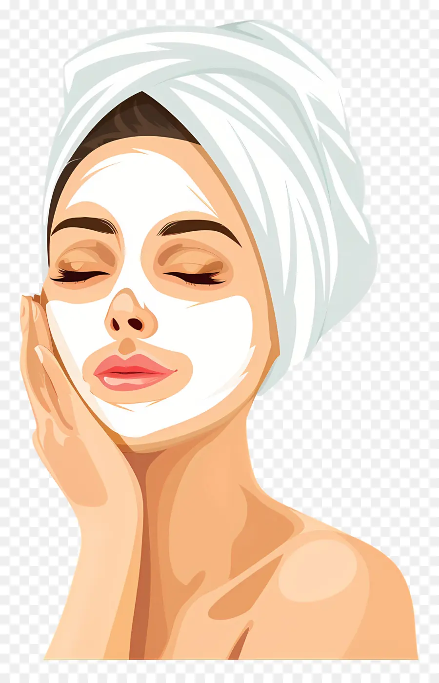 Skincare，Máscara Facial PNG
