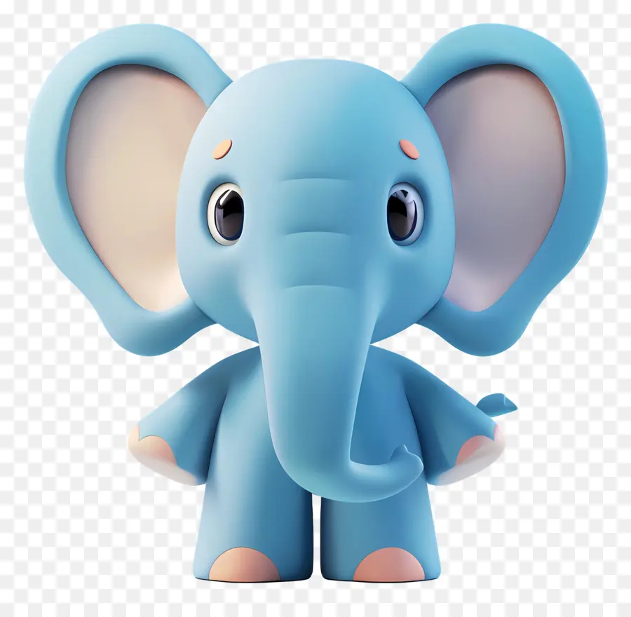 Elefante，Elefante Azul PNG