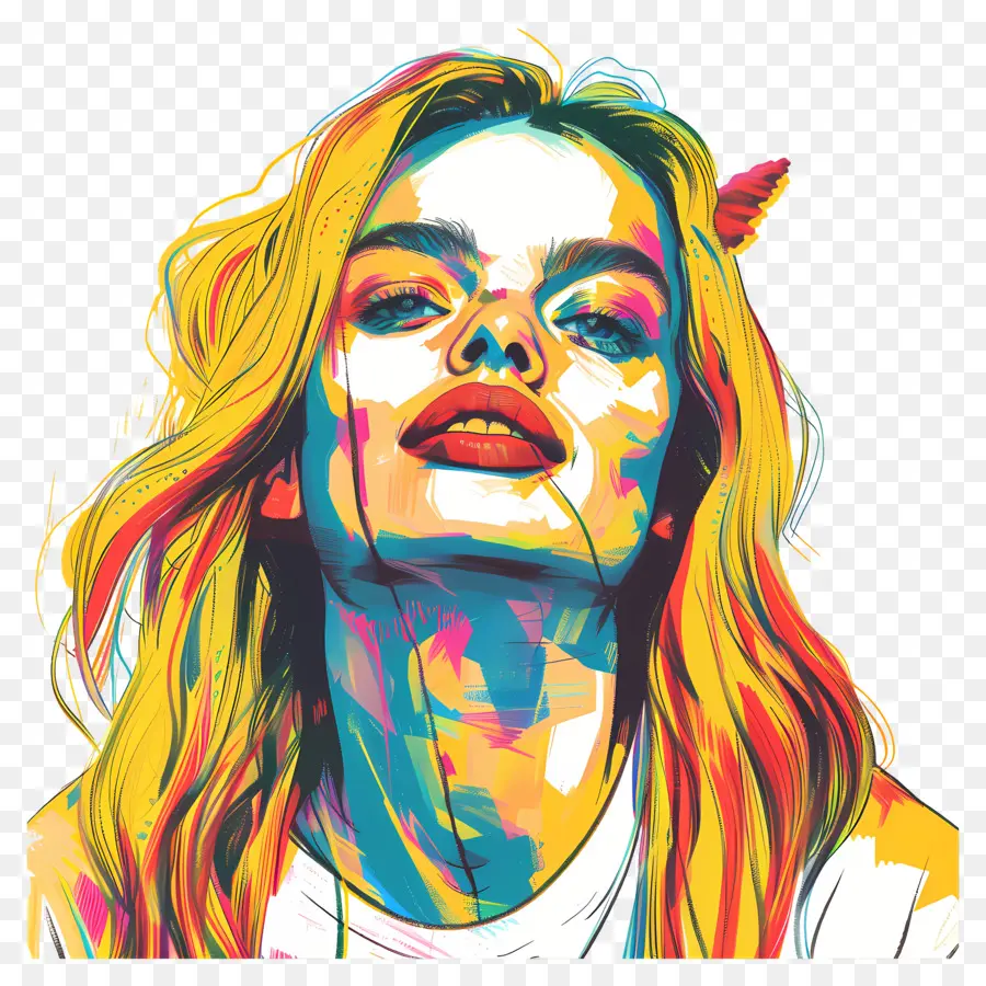 Margot Robbie，Retrato PNG