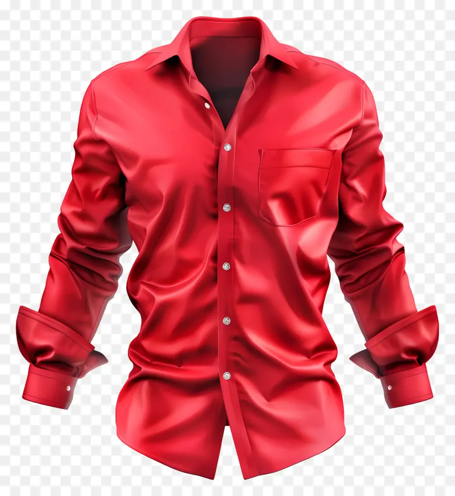 Camisa Formal，Camisa Vermelha PNG