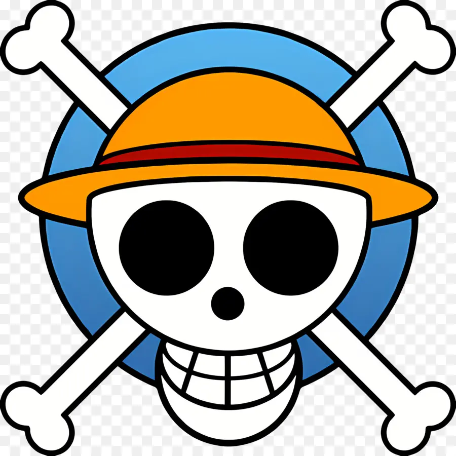 Logotipo Piratas De Chapéu De Palha，One Piece Logotipo PNG