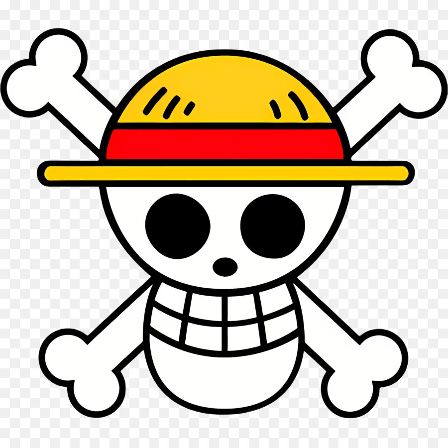 Logotipo Piratas De Chapéu De Palha，One Piece Logotipo PNG