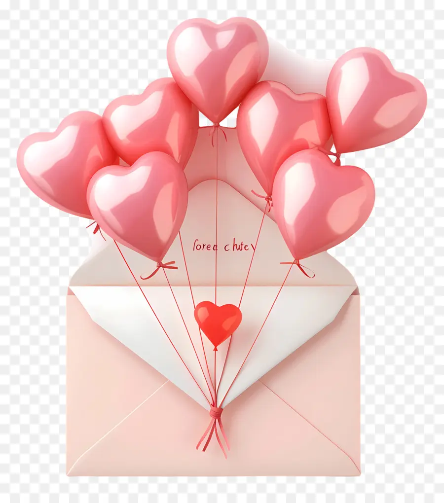Envelope，Balões PNG