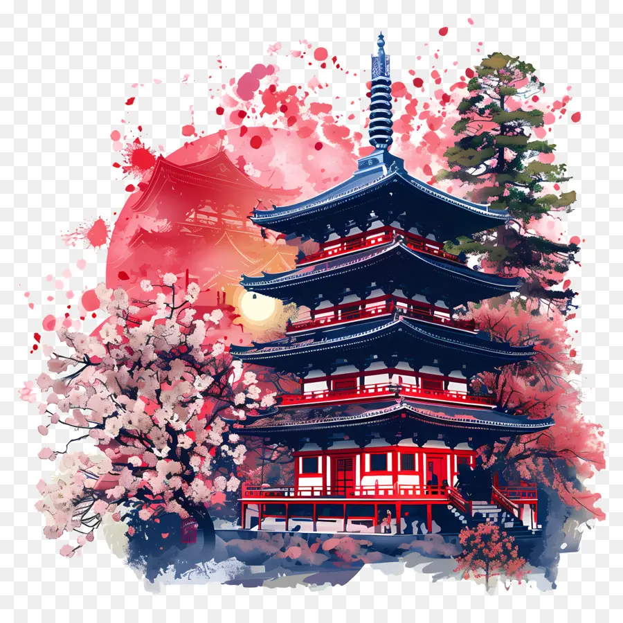 Sakura，Japão PNG