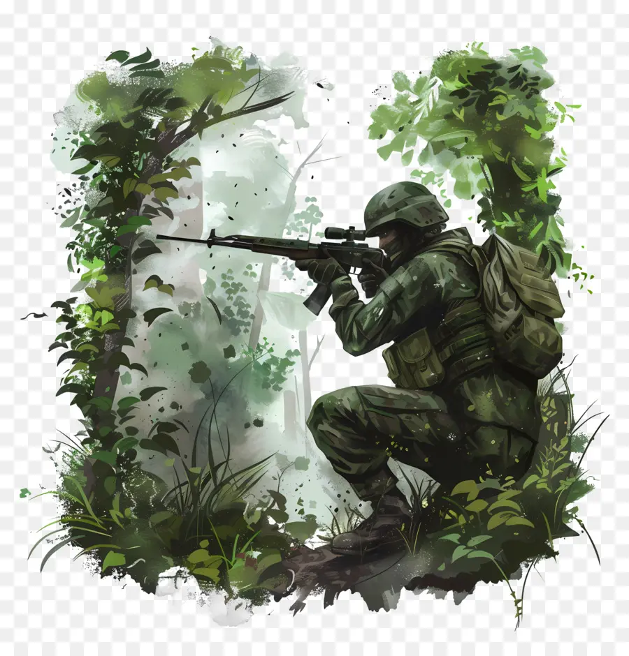 Soldado，Selva PNG