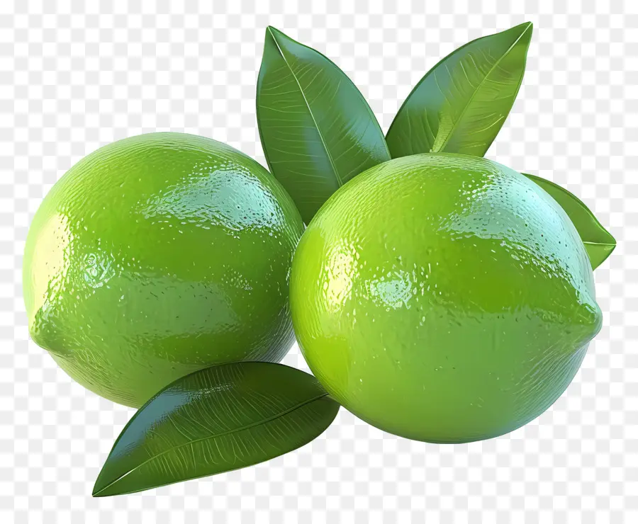 Limas，Limão Verde PNG