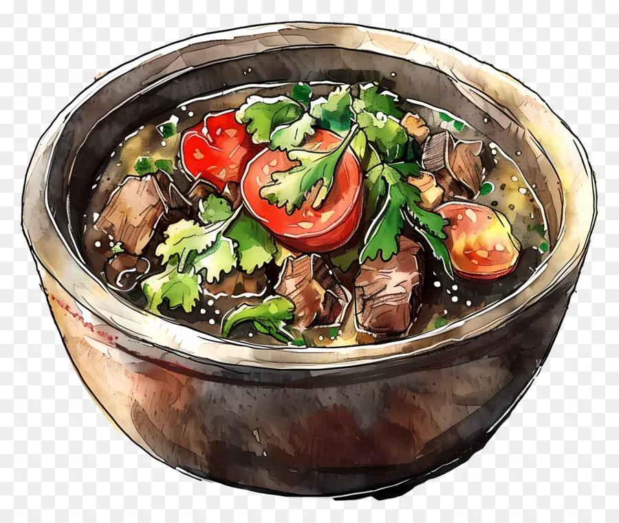 Comida Gourmet，Ensopado De Carne PNG