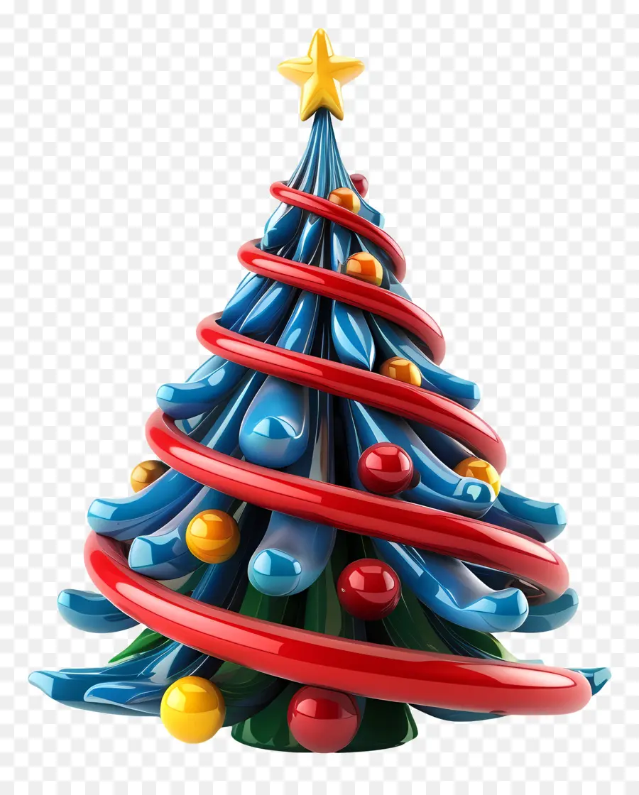 árvore De Natal，Design Em Espiral PNG
