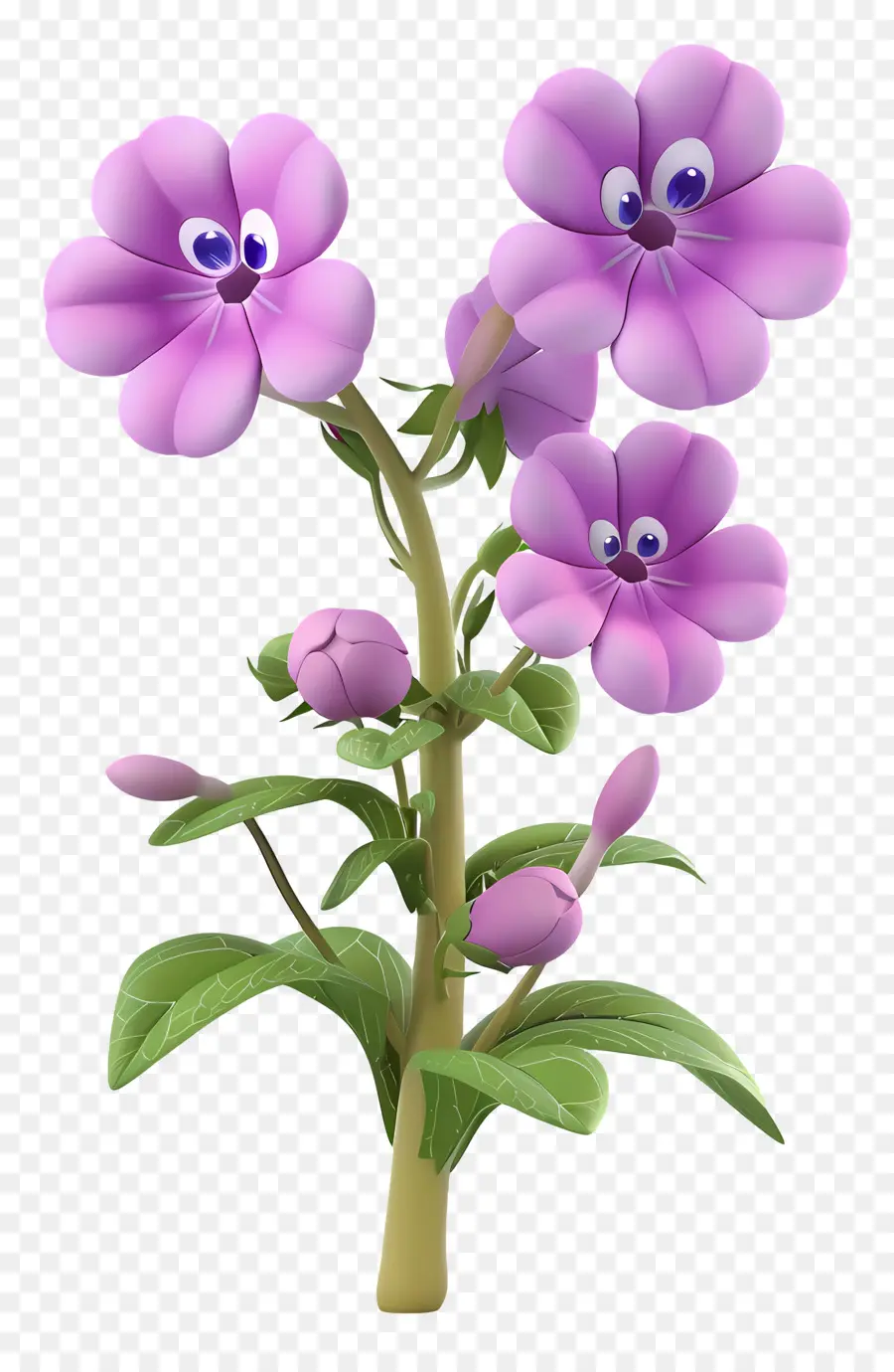 Flores De Desenhos Animados 3d，Pequena Planta PNG