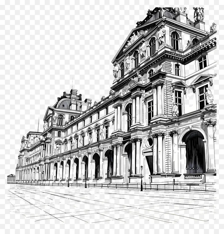 Museu Do Louvre，Arquitetura Histórica PNG