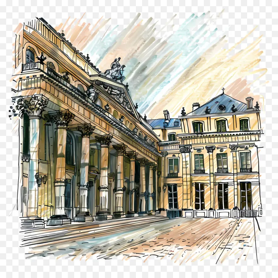 Palais Royal，Edifício Ornamentado PNG
